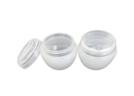 Kompakte weiße leere Make-upbehälter-luftloser Cremetiegel korrosionsbeständig