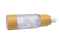 Bambuslotions-Pumpen-luftlose Kosmetik füllt 100 ml ohne Rohr ab