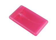 Transparente rosa Kreditkarte-Sprühflasche-starkes chemisches beständiges