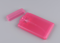 Transparente rosa Kreditkarte-Sprühflasche-starkes chemisches beständiges