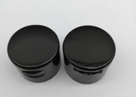 Schwarze kosmetische Flaschenkapseln 20 Millimeter 24 zugeführte Spitzenkappen Millimeter-leichten Schlages