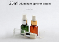 Aluminiumnachfüllbare Parfüm-Sprühflasche-halbe Hauptabdeckung kundengebundene Farben