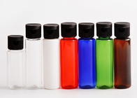 Zwei Arten leeren kleine Plastikflaschen-Behälter kundengebundene Farben mit Deckel