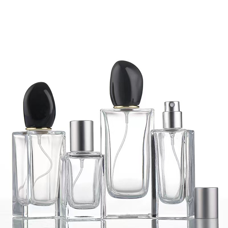 Rund / Quadrat / Oval / Rechteck Plastik Kosmetikflaschen in Weiß Transparent angepasst
