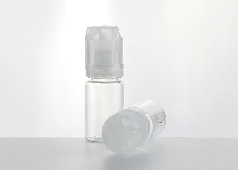 Transparente Farbflüssiger Tropfflasche-Haustier-Plastik 30ml für Saft des Rauch-Öl-/E