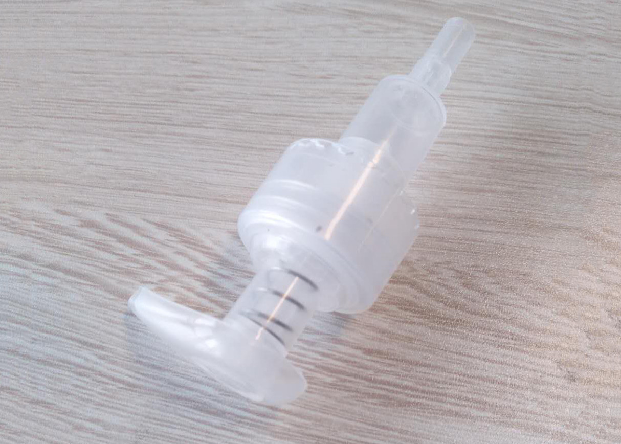 Shampoo-Flaschen-Schalter-Plastikpumpe pp. glatte transparente