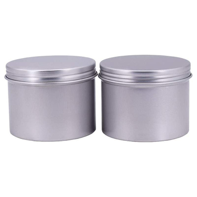 Schrauben-Glas-Behälter-silbernes Aluminiummetall 5g 15g 20g 25g 30g 50g