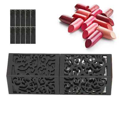 Mini Purple Shape Push Up-Lippenstift-Rohr-leeres Schwarzes mit Bambus
