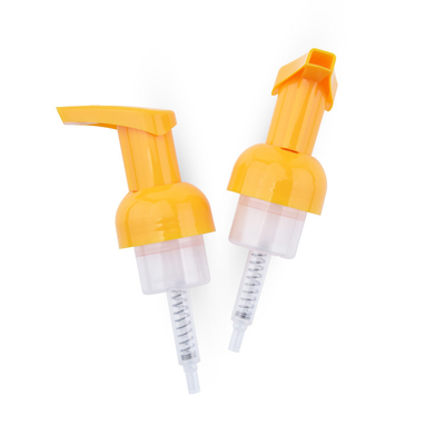 Kosmetische silberne Schaum-PlastikPumpflasche für 0,25/0,4/0,8/1,2/1,5 Ml/T Entladungs-Rate