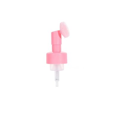 42mm Mousse-Schaum-Pumpen-Dispenser Gesichtsseife Kunststoff Silikon-Bürste Pumpe Sprayflasche PP Kunststoff Gesichts Herz geformt
