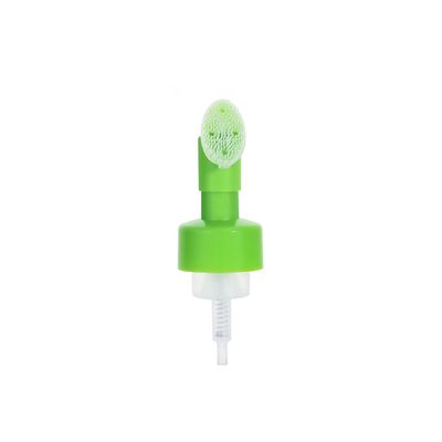 42mm Mousse-Schaum-Pumpen-Dispenser Gesichtsseife Kunststoff Silikon-Bürste Pumpe Sprayflasche PP Kunststoff Gesichts Herz geformt
