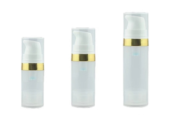 Leichtes Luxus 50 ml 80 ml auswechselbares drehbares kosmetisches luftloses Pumpenflasche für Creme und Hautpflege