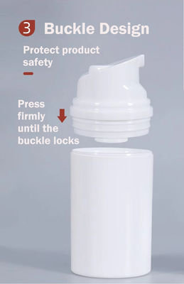 50ml Airless Vakuum Lotion Flasche Anpassbare Farbdruck Design Hautpflege Kosmetik