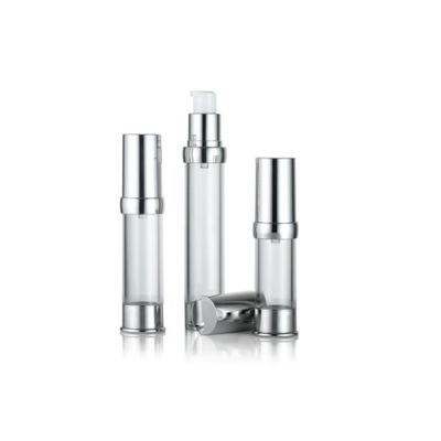 50 ml 120 ml Gerade runder Toner Flasche Luftlose Lotion Behälter Doppelwand