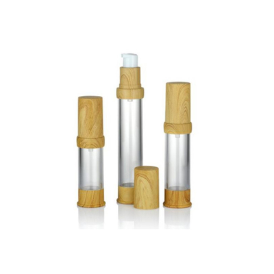 Kosmetische Luftlose Flasche 15ml 30ml 50ml 80ml 100ml 120ml klare Lotion Creme Essence