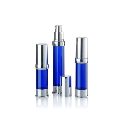 50 ml 120 ml Gerade runder Toner Flasche Luftlose Lotion Behälter Doppelwand