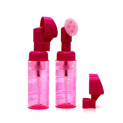 Körperpflegeprodukte 43mm rosa Herzform Silikon Bürste Schaumpumpe mit individueller Bestellmöglichkeit