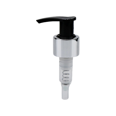 24/410 Aluminium UV Silber Lotion Pumpe Kosmetische Shampoo Flasche
