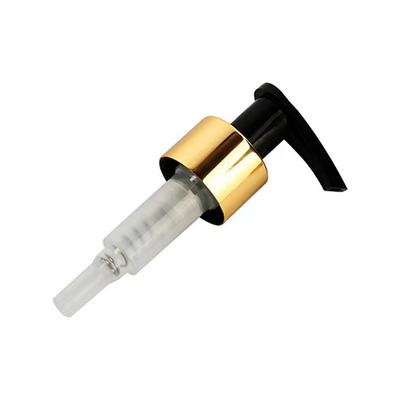 24/410 Aluminium UV Silber Lotion Pumpe Kosmetische Shampoo Flasche