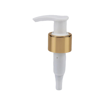 24/410 Aluminium UV Silber Lotion Pumpe Kosmetische Shampoo Flasche