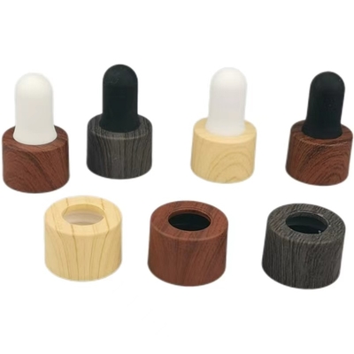 18mm 20mm 24mm Essential Oil Flasche Glas Tropffflasche mit benutzerdefiniertem Gummi