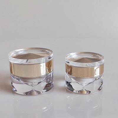 Runde Flasche mit purpurfarbenem Zapfen Kosmetikverpackung Set Kosmetikglas