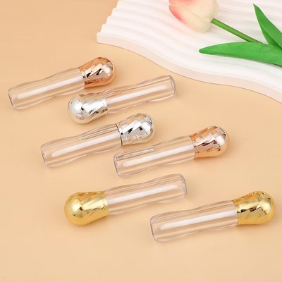 Großhandel Custom 3.5G leere Lippenstiftröhre mit Gummi Siegel Schraubverschluss Kunststoff Lippenbalsamröhre für kosmetische Behälter Verpackung