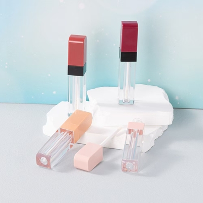 Metallisches Material Typ 3G Leerer Schlauchröhrchen für Lippenstift mit Kautschukdichtung Schraubverschluss Plastik-Lippensalzröhrchen für Kosmetikbehälter