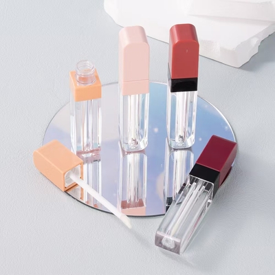 Metallisches Material Typ 3G Leerer Schlauchröhrchen für Lippenstift mit Kautschukdichtung Schraubverschluss Plastik-Lippensalzröhrchen für Kosmetikbehälter
