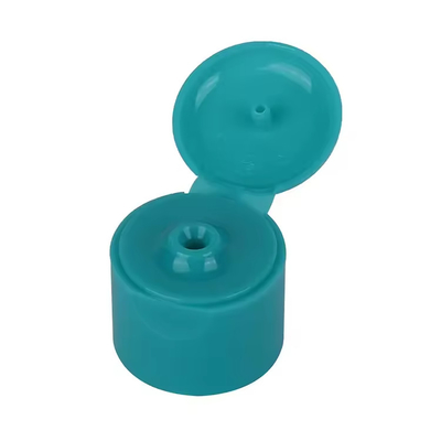 Schrauben Shampoo Flasche Klares Kunststoffdeckel mit glatten Aluminium Flip Top und Push Pull Cap