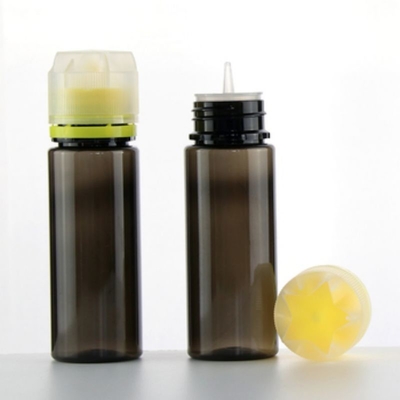 50 ml Rauchölflüssigkeit Lange Kunststoffflaschen für Ölsaft mit kindersicheren Verpackungslotion Finish Matte Finish
