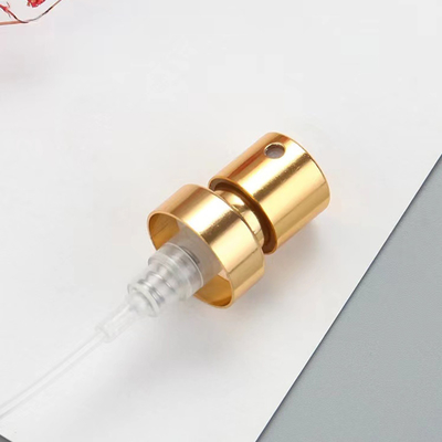 15 mm Luxus-Parfum Gold Metall Aluminium-Atomizer Anodisierte Feinschmelz-Sprühpumpe
