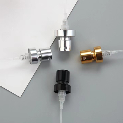 15 mm Luxus-Parfum Gold Metall Aluminium-Atomizer Anodisierte Feinschmelz-Sprühpumpe