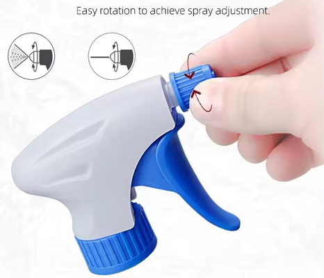 28mm PP-Plastiknebel-Spray-Trigger-Sprayer mit Clip und verstellbarer Düse für vielseitige Anwendungen