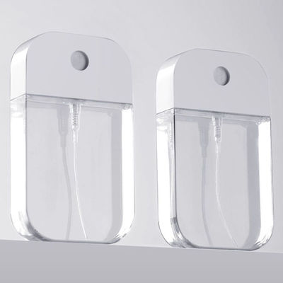 30 ml 50 ml Portable Nachfüllbare PETG Kunststoff Kosmetik Spray Parfum Kartenform Flasche Gummirahmen Reisen Einfach zu bedienen