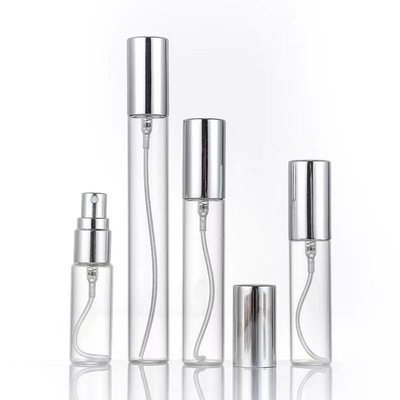 10 ml Mini-Leere, klare Sprühflasche Glasparfüm Probeöl Verpackung
