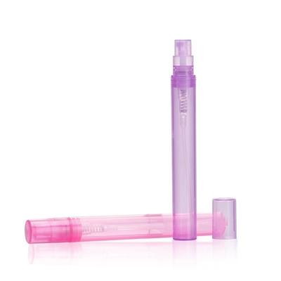 10 ml klare Mini-Spray-Parfüm-Glasprobenflasche mit Plastik-Spraypumpe Leckdicht Ja