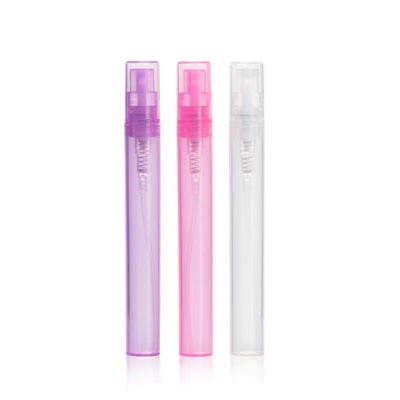 10 ml klare Mini-Spray-Parfüm-Glasprobenflasche mit Plastik-Spraypumpe Leckdicht Ja