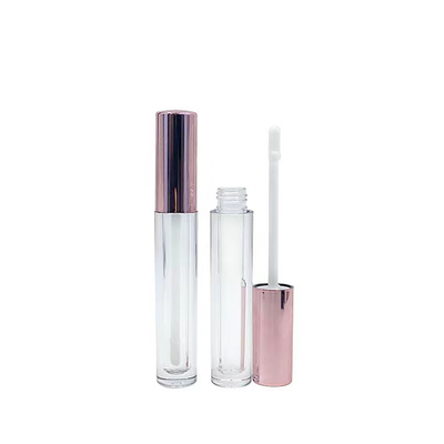 Kautschukdichtung Schraubverschluss Kunststoff Lippenbalsam Tube für Kosmetikbehälter Verpackung Custom 4g leere runde Mund Lippenstift Tube mit
