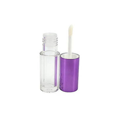 Custom 3.5g 5g Leere Lippen Lippenstiftröhre mit Gummidicht Schraubverschluss Kunststoff Lippenbalsamröhre für Kosmetikbehälter Verpackung