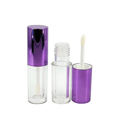Custom 3.5g 5g Leere Lippen Lippenstiftröhre mit Gummidicht Schraubverschluss Kunststoff Lippenbalsamröhre für Kosmetikbehälter Verpackung
