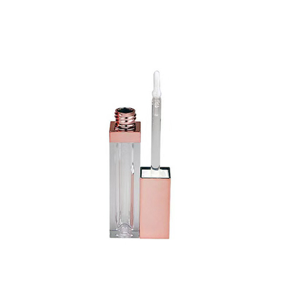 Balsamröhre für Kosmetikbehälter Verpackung DIY 4g Leere runde Mund Lippenstiftröhre mit Gummidichtung Schraubverschluss Kunststofflip
