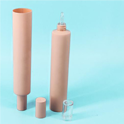 Farbgebundene Kosmetikverpackung mit leeren PE-Röhren, kombinierte Flexo mit Stempel