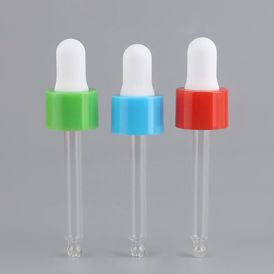 Farbe 18 mm 24 mm glatte PP-Plastik-Tropfdropper mit Plastikpipette für präzise Messungen