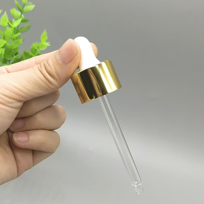 Anpassung Farbe 18mm 24mm Aluminium Schließung Plastik Tropffflasche für ätherische Ölflasche