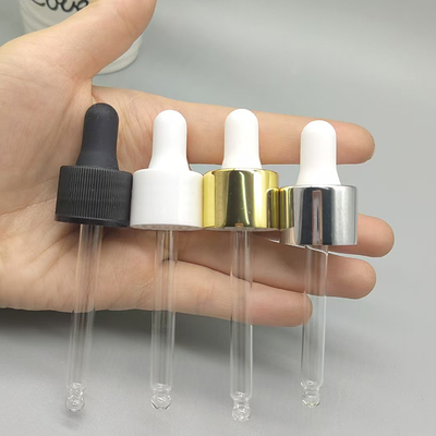 Anpassung Farbe 18mm 24mm Aluminium Schließung Plastik Tropffflasche für ätherische Ölflasche
