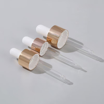 Anpassung Farbe 18mm 24mm Aluminium Schließung Plastik Tropffflasche für ätherische Ölflasche