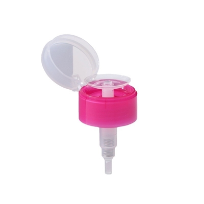 Kunststoff-PET-Material farbenfrohe 28/410 33/410 0,5cc Dosierung Flip Top Nagellack Dispenser Öl entferner Pumpe undicht