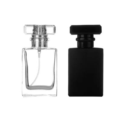 Matt Schwarz 30 ml 50 ml 100 ml Glas Flasche mit Parfum Nebel