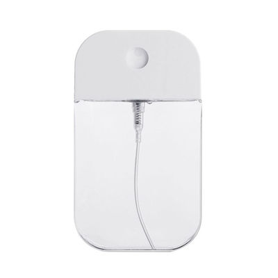 30 ml 50 ml Portable Nachfüllbare PETG Kunststoff Kosmetik Spray Parfum Kartenform Flasche Gummirahmen Reisen Einfach zu bedienen